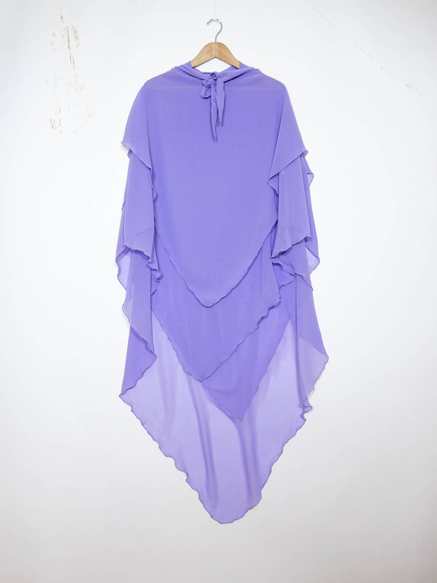 Khimar dreilagig Chiffon