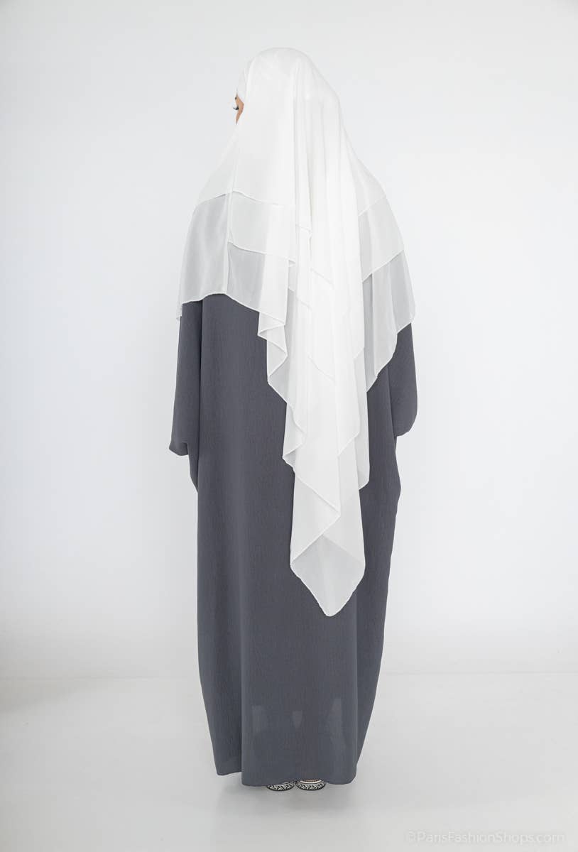Khimar dreilagig Chiffon