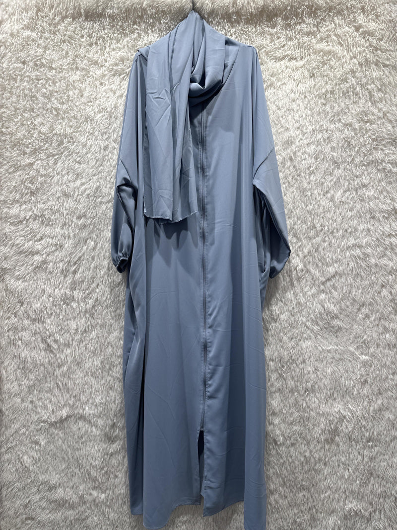 Abaya mit Reissverschluss