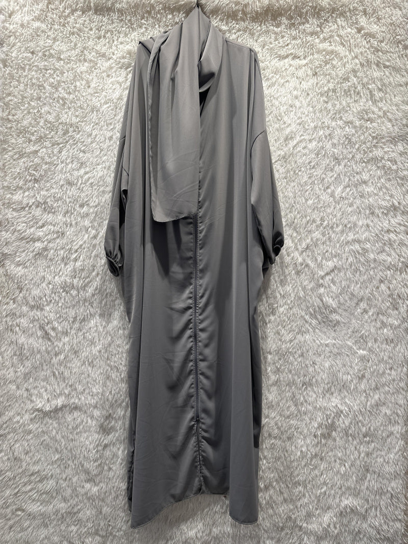 Abaya mit Reissverschluss
