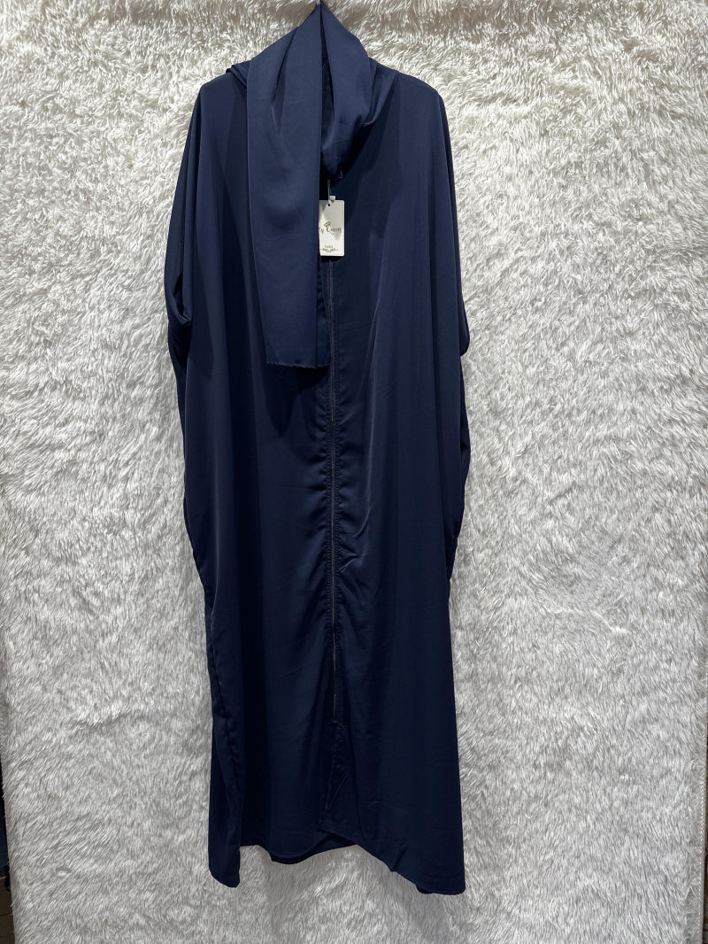 Abaya mit Reissverschluss