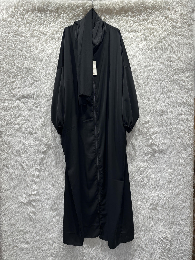 Abaya mit Reissverschluss