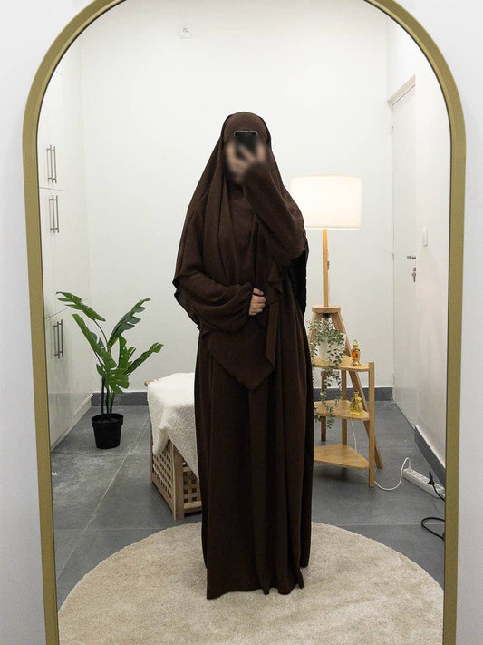 Set 2-tlg. Khimar Abaya Jazz