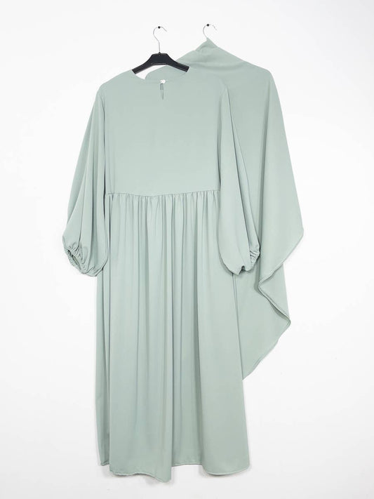 2-teiliges Set Abaya aus Medinaseide