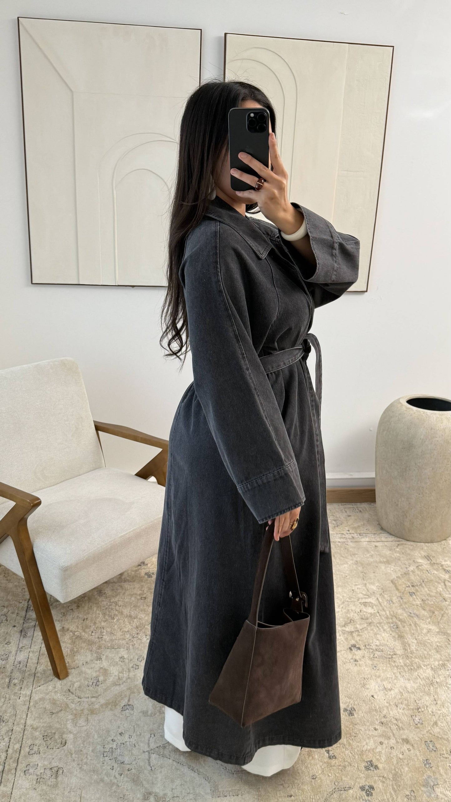 Denim Trench
