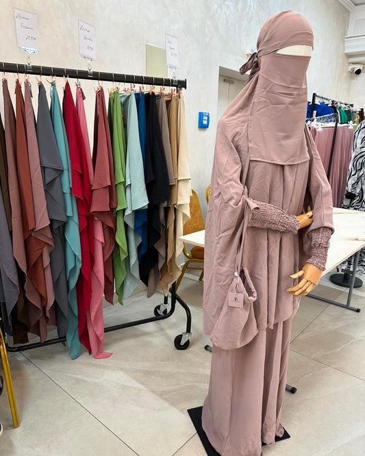 Jilbab Set 4tlg