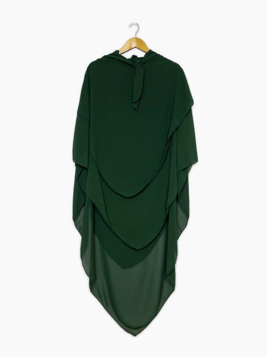 Khimar dreilagig Chiffon