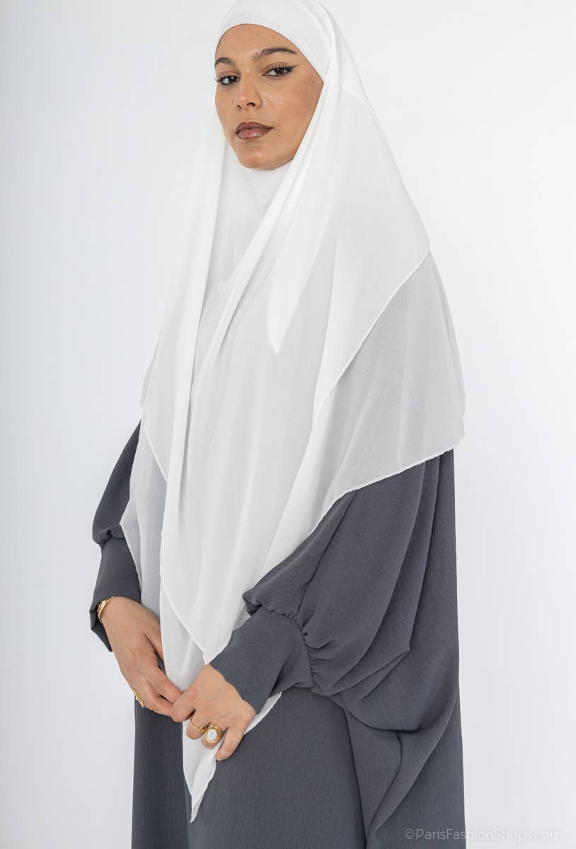 Khimar dreilagig Chiffon