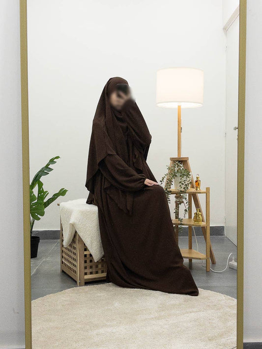 Set 2-tlg. Khimar Abaya Jazz
