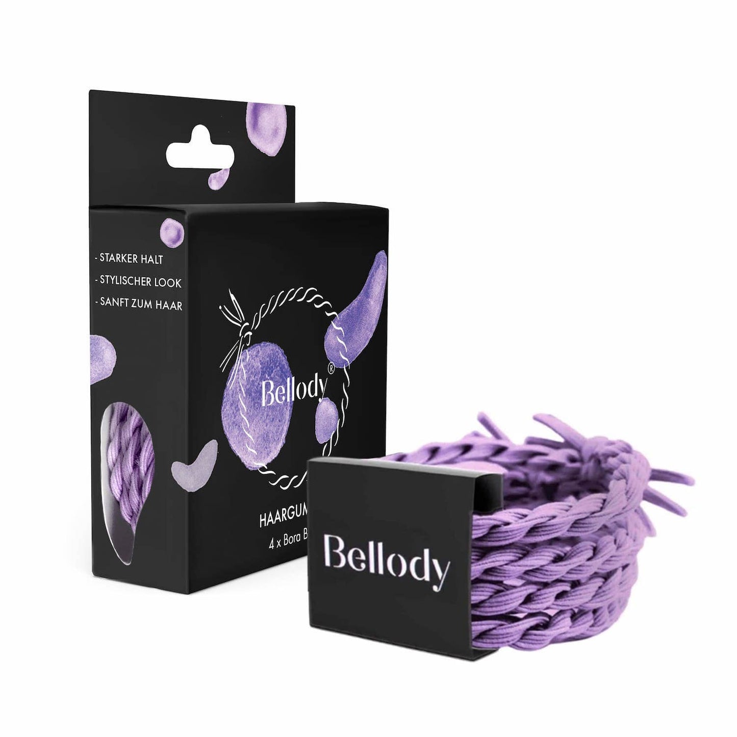 Bellody - Haargummis Violett - Bellody® (4 Stück- Bora Bora)
