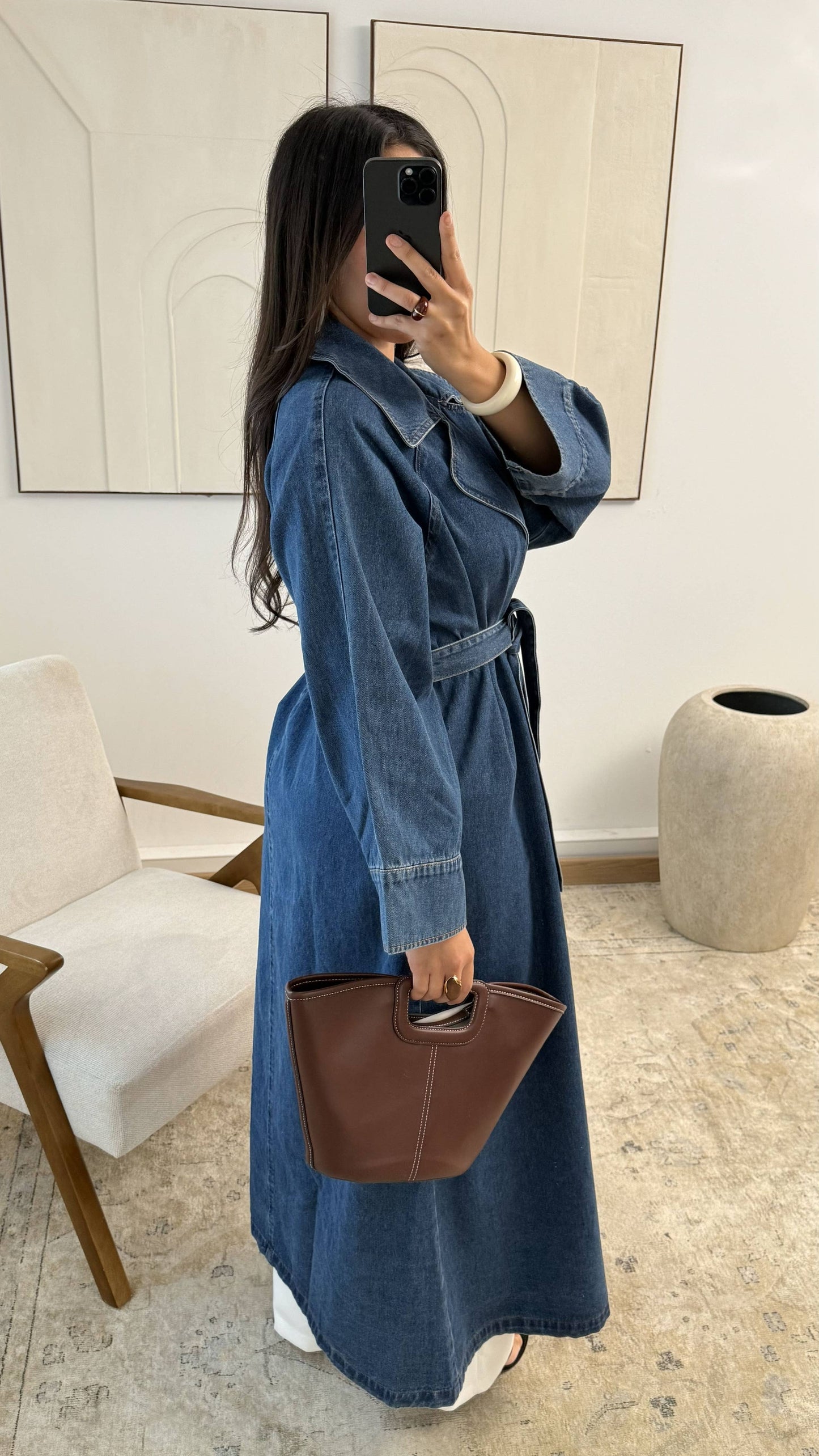 Denim Trench