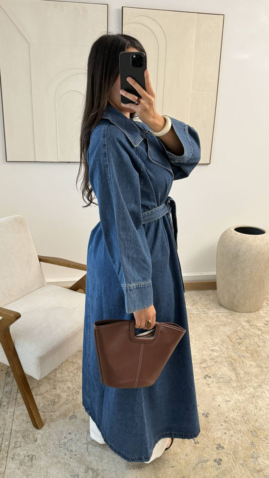 Denim Trench