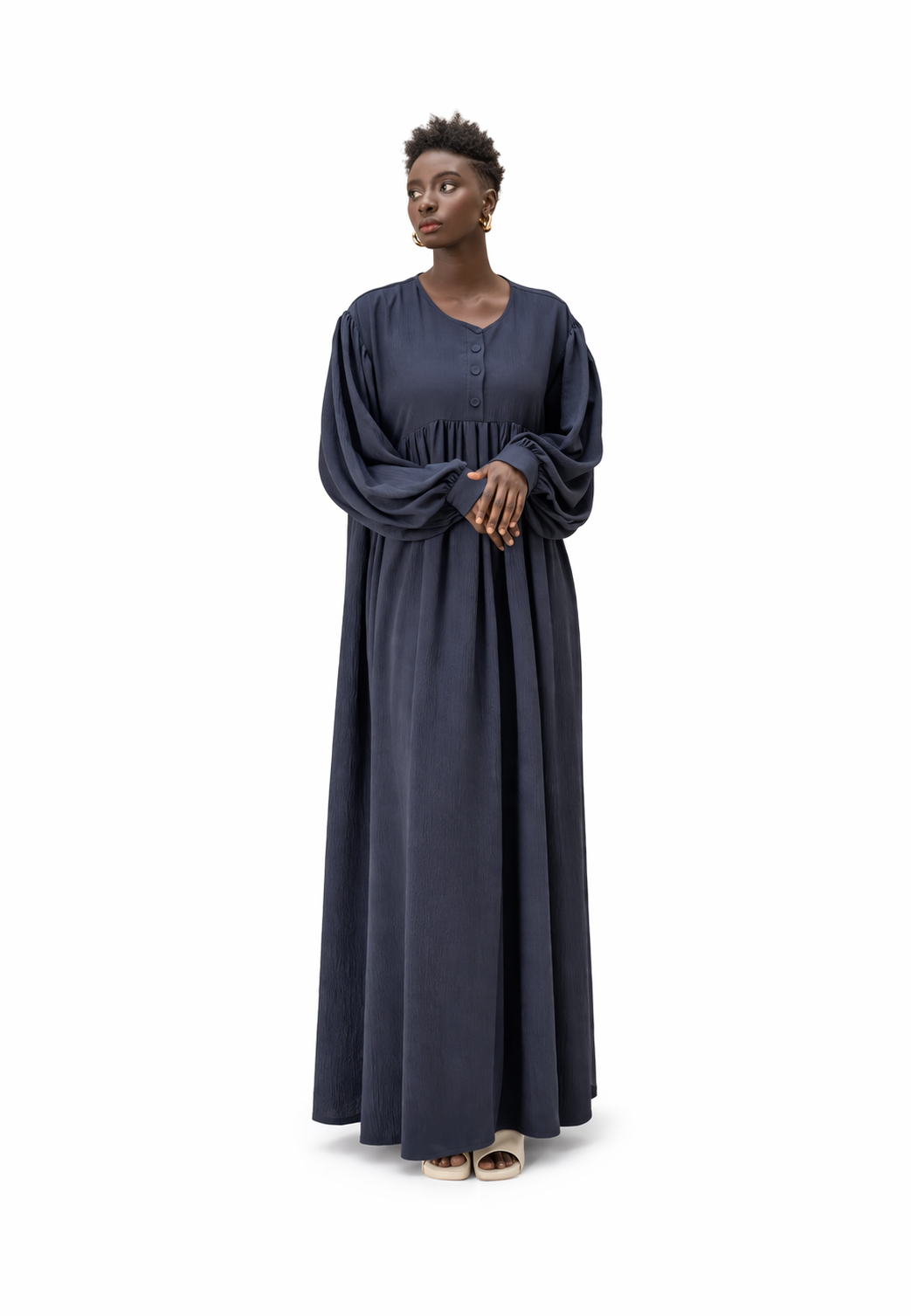 Abaya mit Puffärmeln