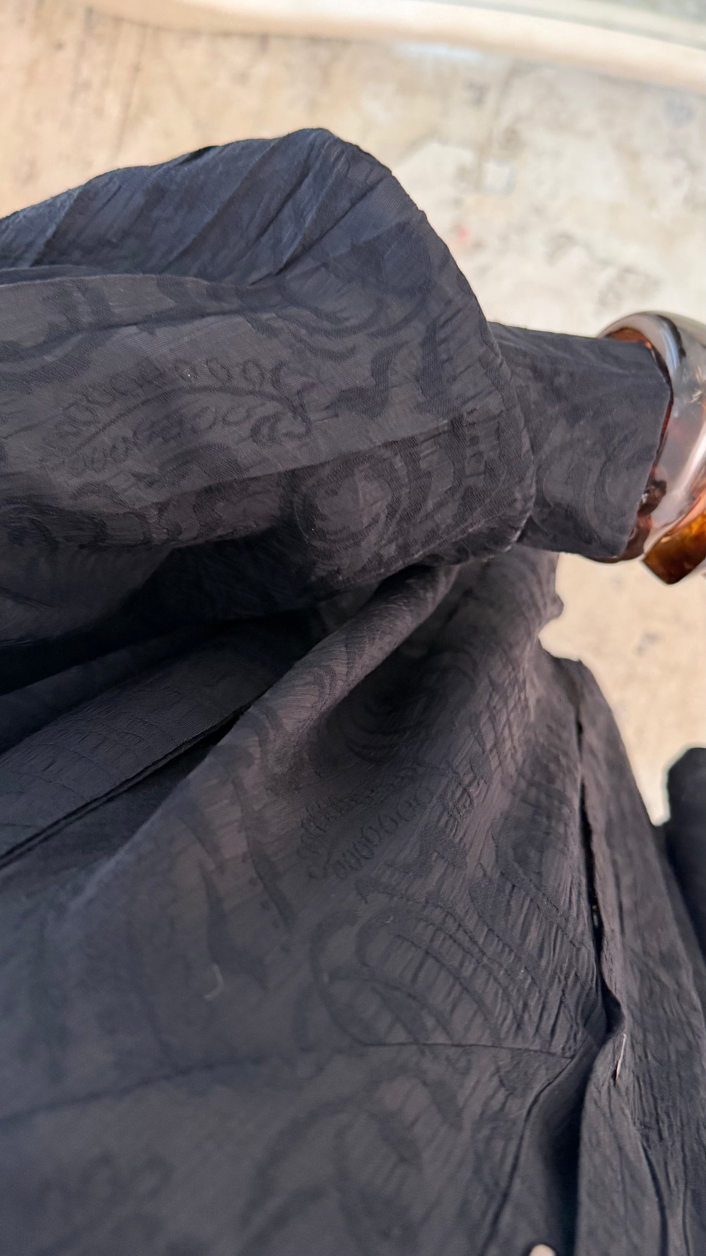 Viskose Zweiteiler mit Jacquard-Muster