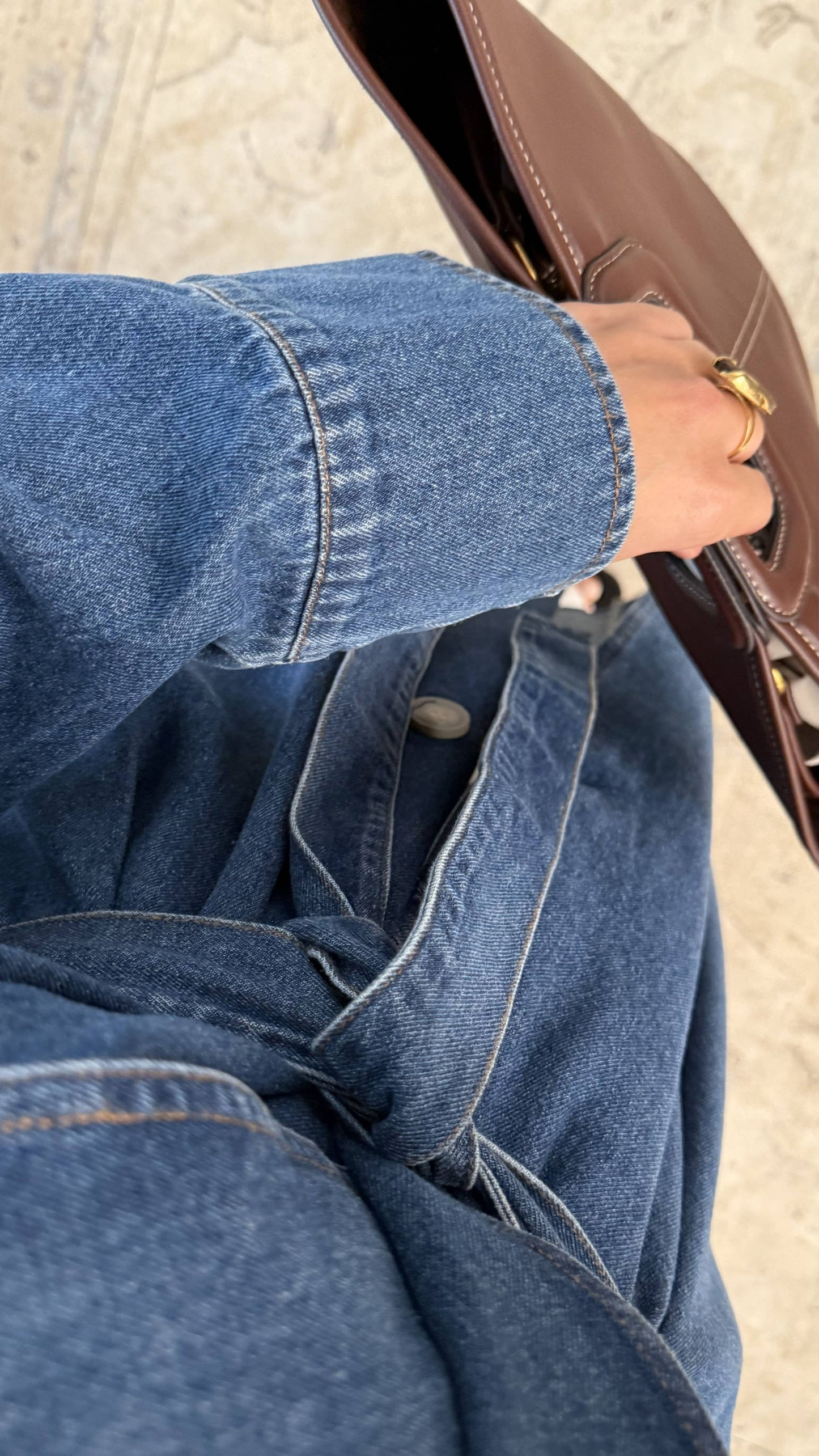 Denim Trench